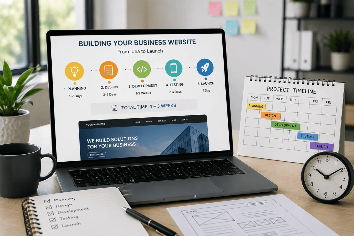 How Long Does a Business Website Take? 4–8 Week Timeline