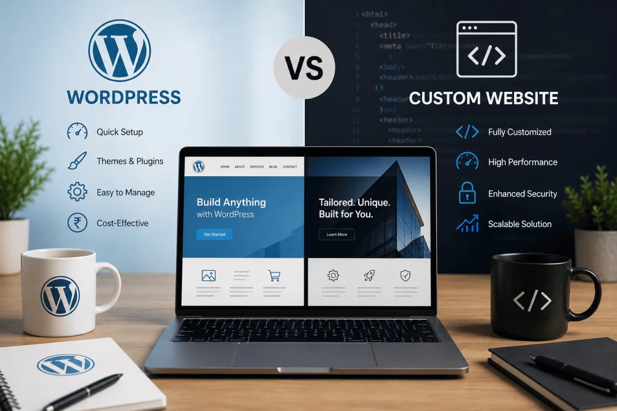 WordPress vs Custom Website: Which Is Right for Business?