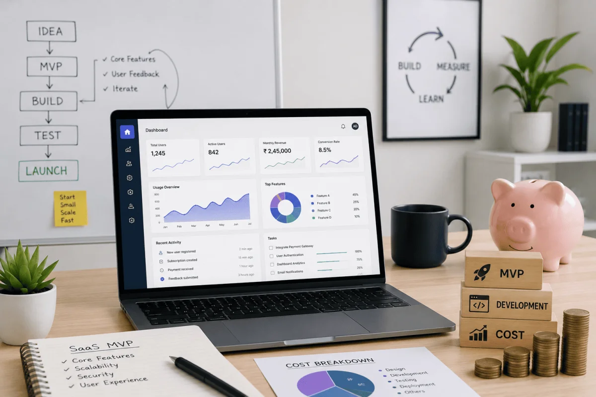 SaaS MVP Cost in India: Typical Ranges, Scope & Timelines