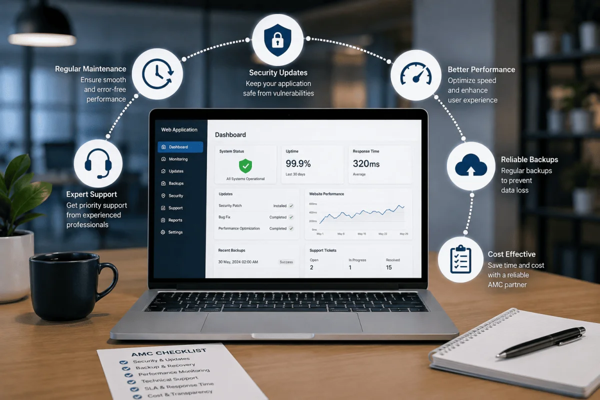 Web Application AMC in India: SLAs, Scope & Pricing Guide